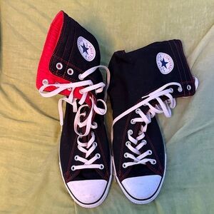 Converse - 2000s Black/Red XHi Tops